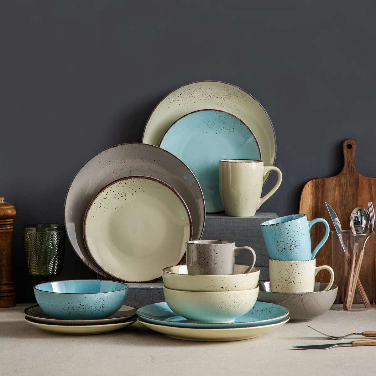 Millwood Pines 16pc Dinnerware Set - Nature ($75)